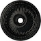 Ekena Millwork Viceroy Ceiling Medallion (Fits Canopies up to 4 7/8"), 35 1/8"OD x 4 7/8"ID x 2 1/2"P, Black Pearl CM35VIBPS - alternate 1